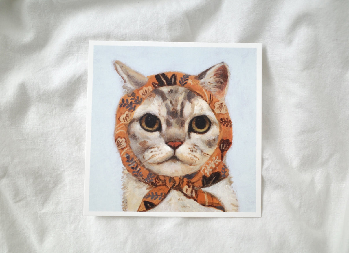 (3) Babushcats postcard set of 24