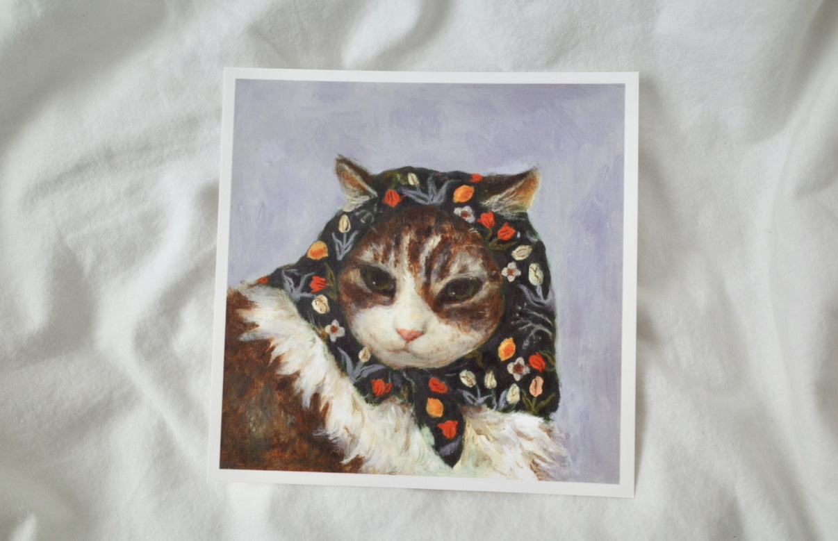 (3) Babushcats postcard set of 24