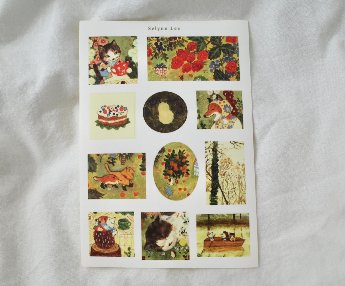 Tea party sticker