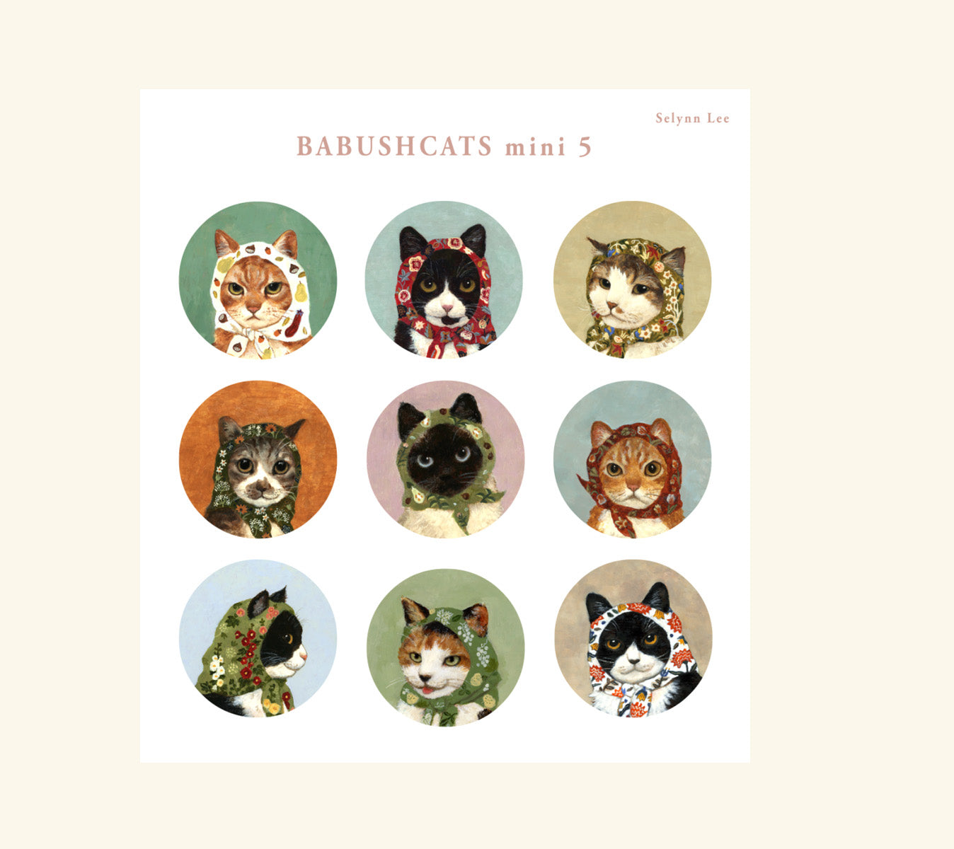 Babushcats mini sticker (5)