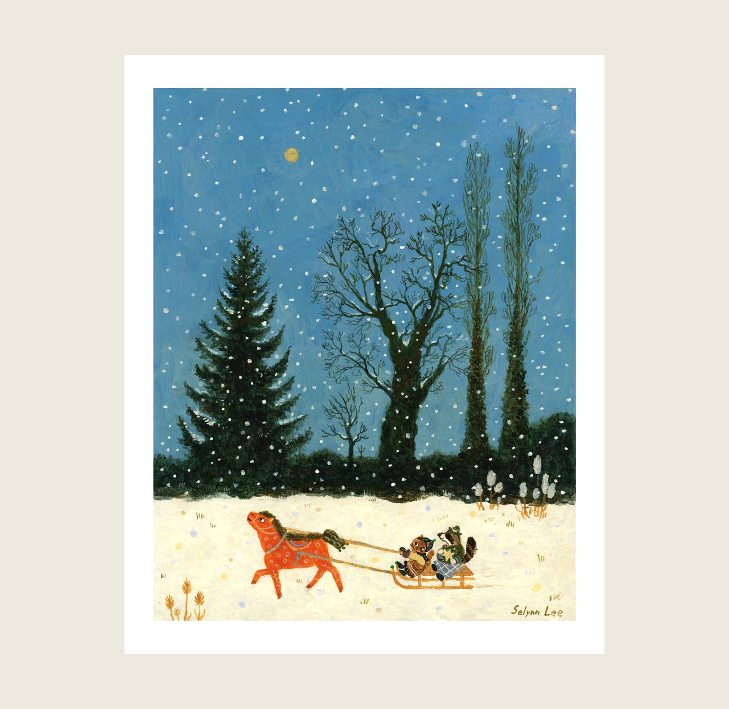 Red Horse, Snowy Winter