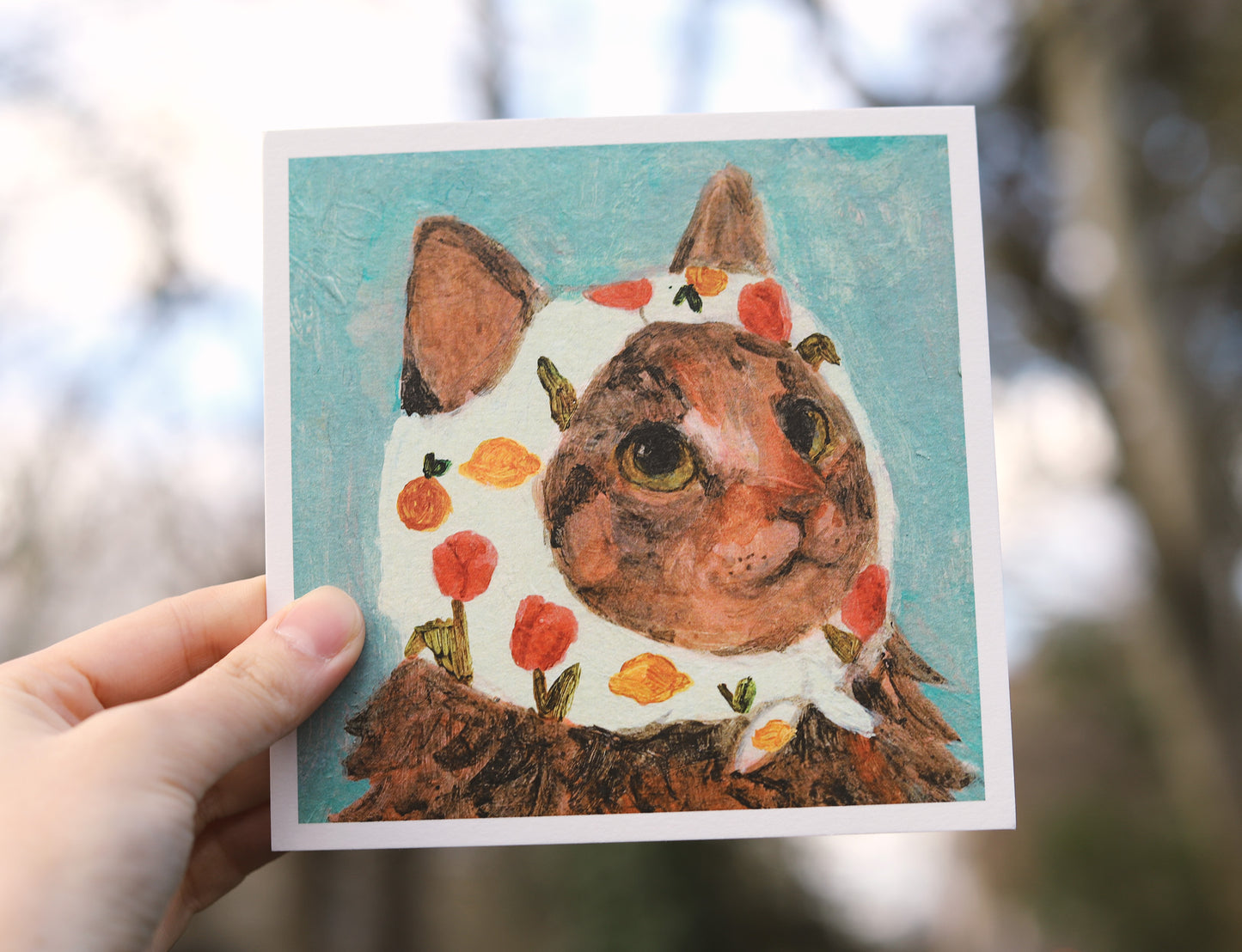 (1) Babushcats postcard set of 24