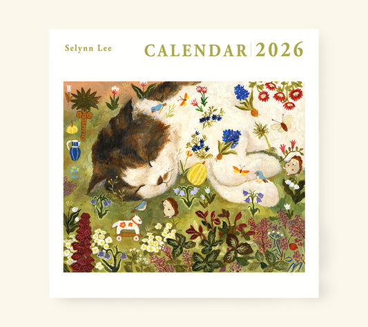2026 illustration wall calendar