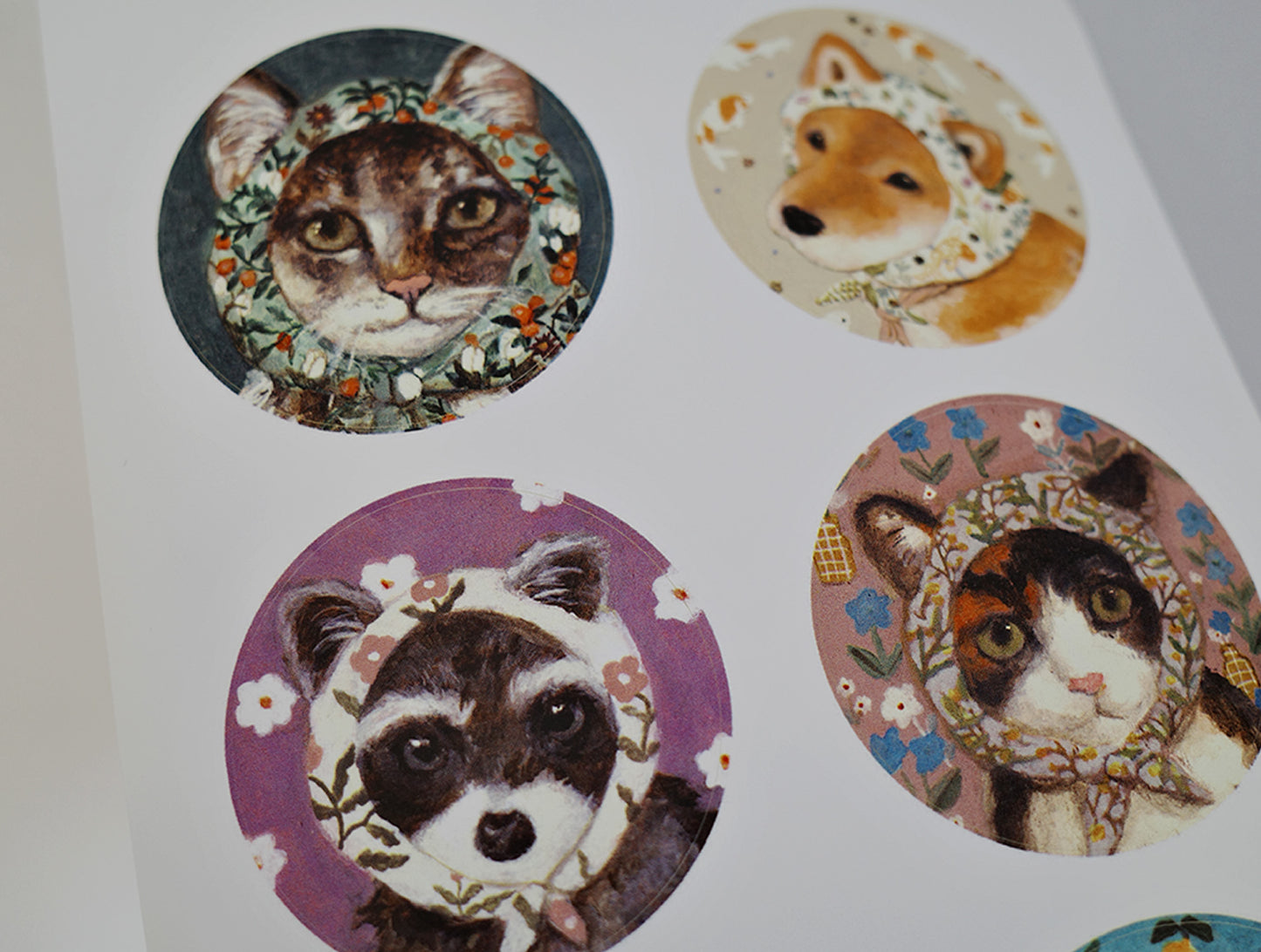 ④ Babushcats sticker Set 2 Sheets