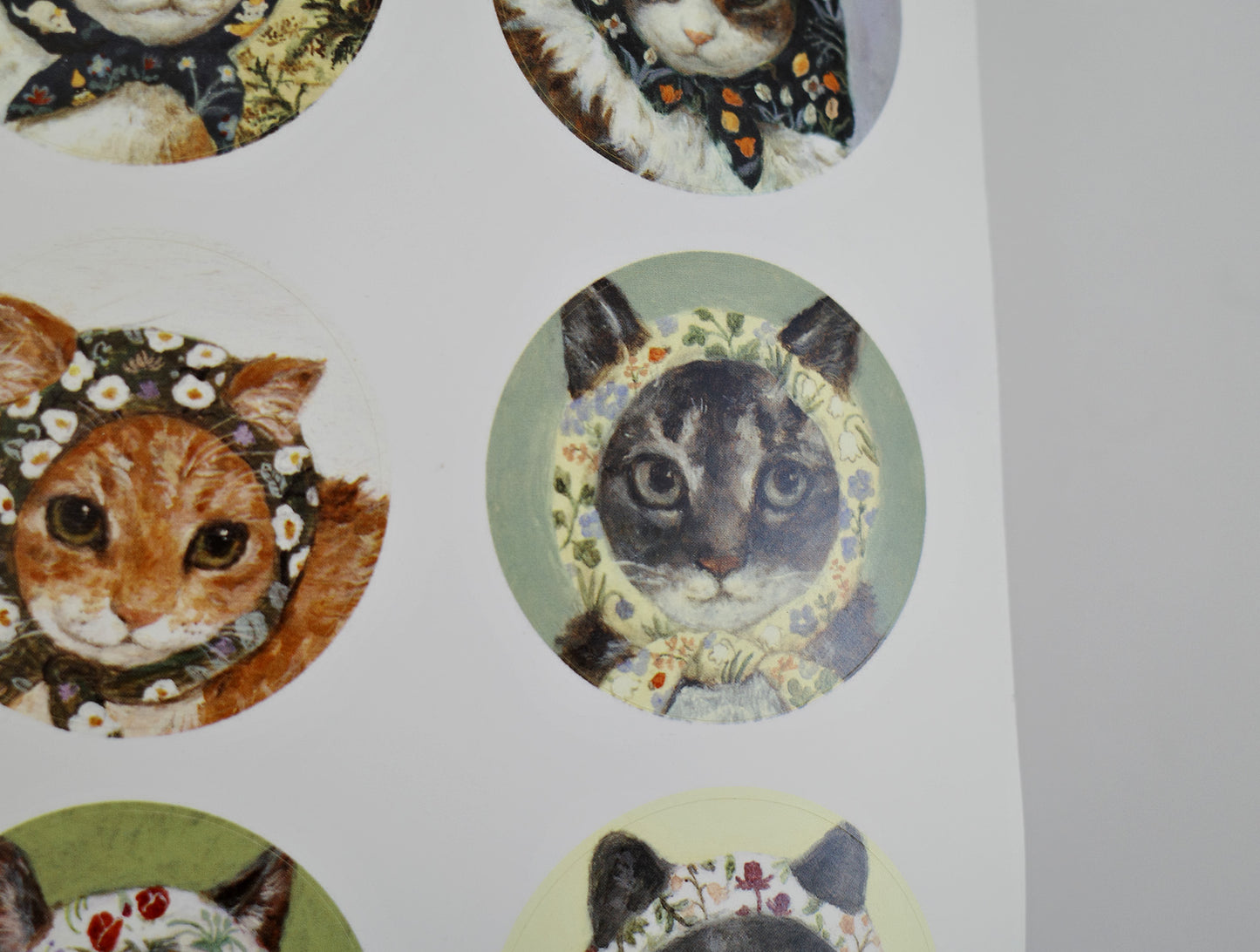 ⑤ Babushcats sticker Set 2 Sheets
