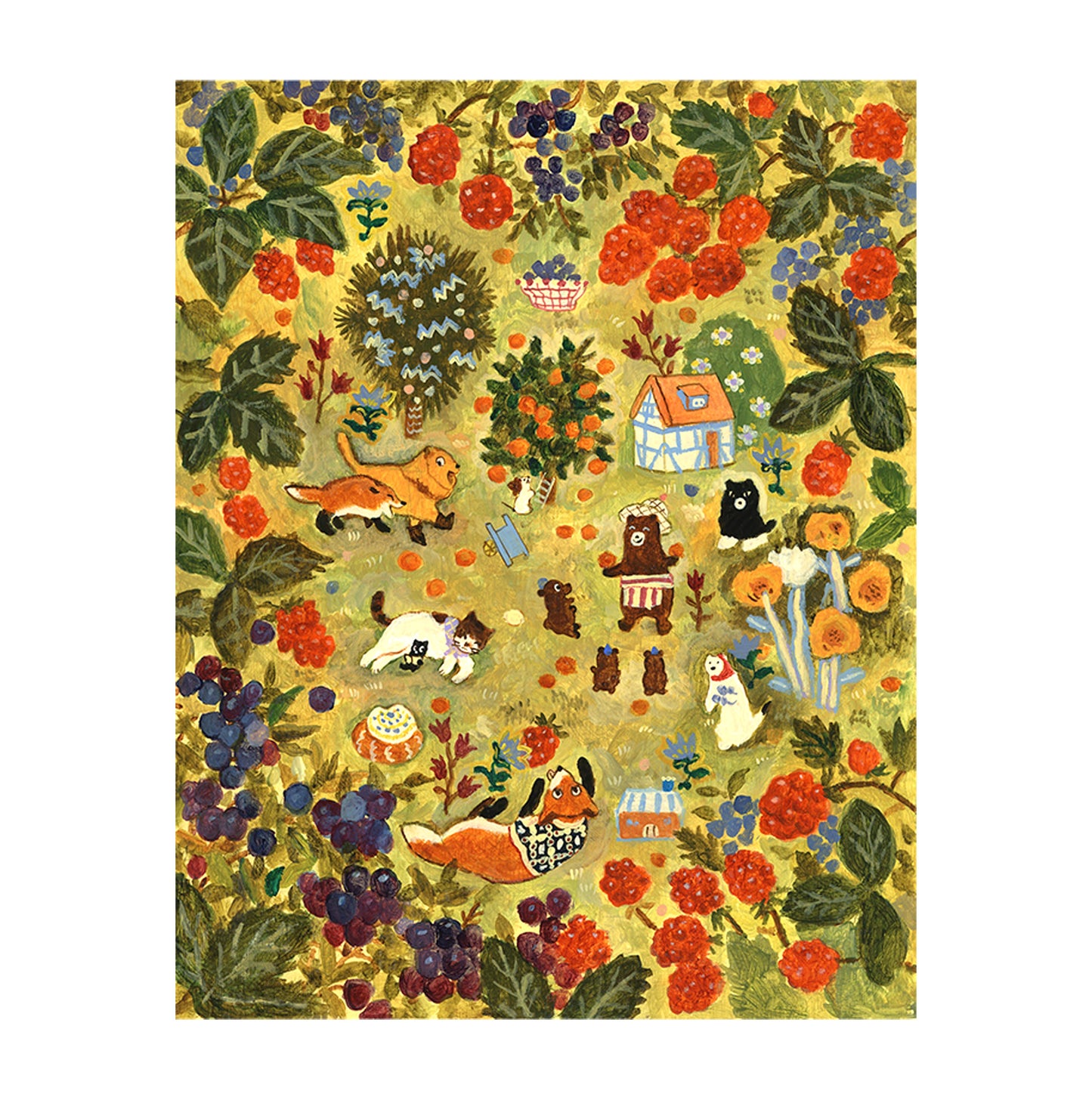 2026 illustration wall calendar