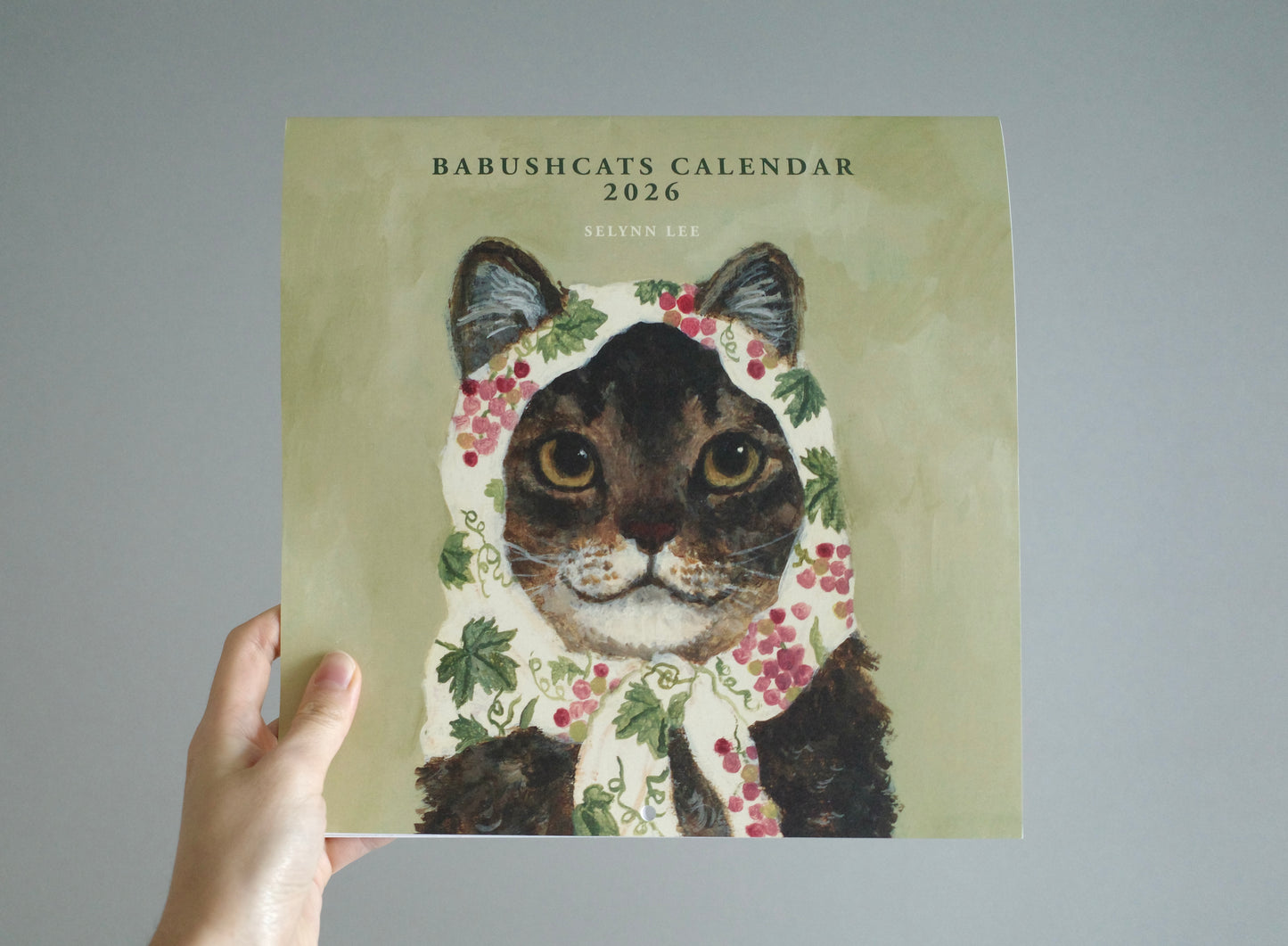 2026 Babushcats wall calendar