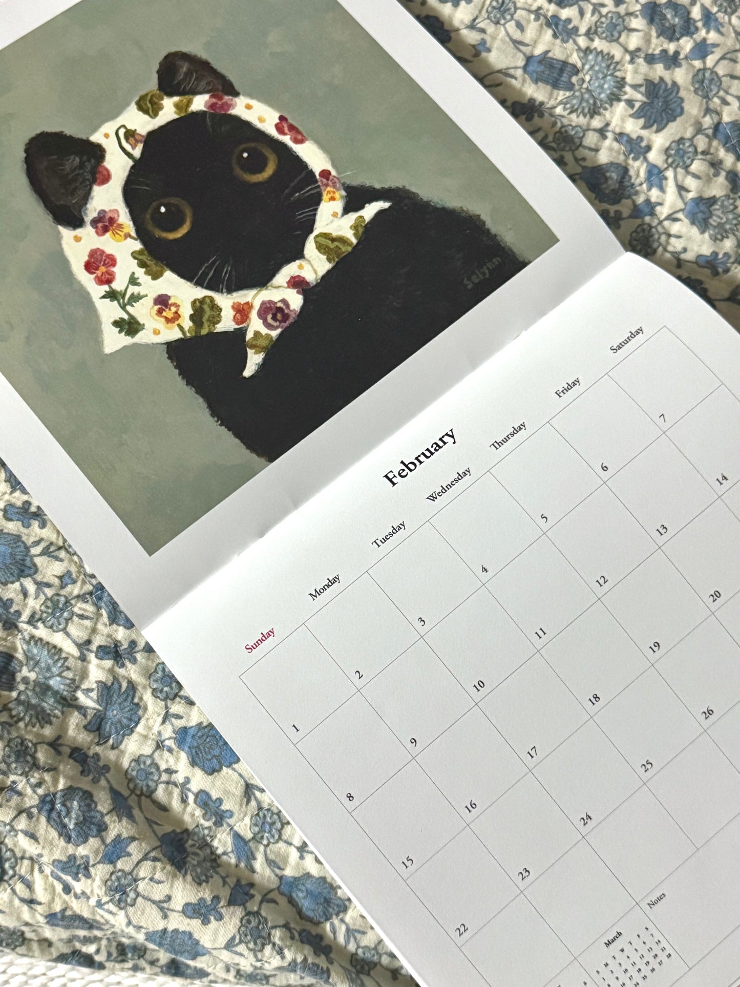 2026 Babushcats wall calendar