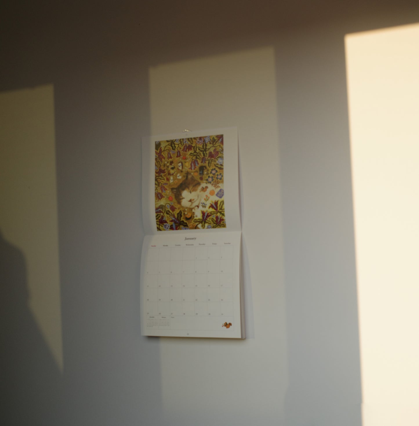 2026 illustration wall calendar