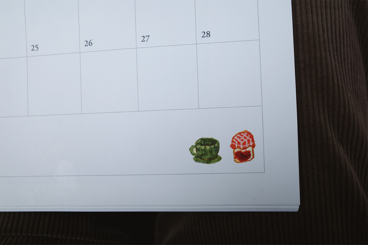 2026 illustration wall calendar