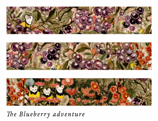 Washi tape - The Blueberry adventure!