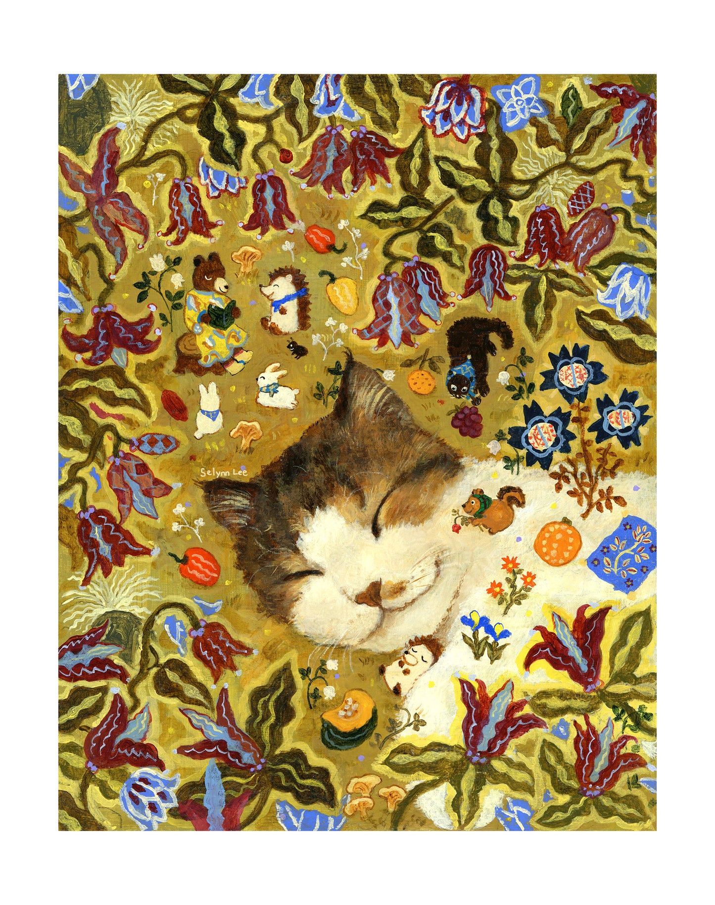 2026 illustration wall calendar