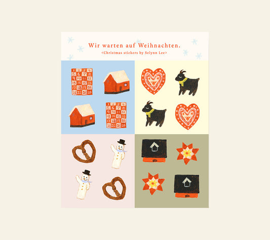 Christmas sticker sheet