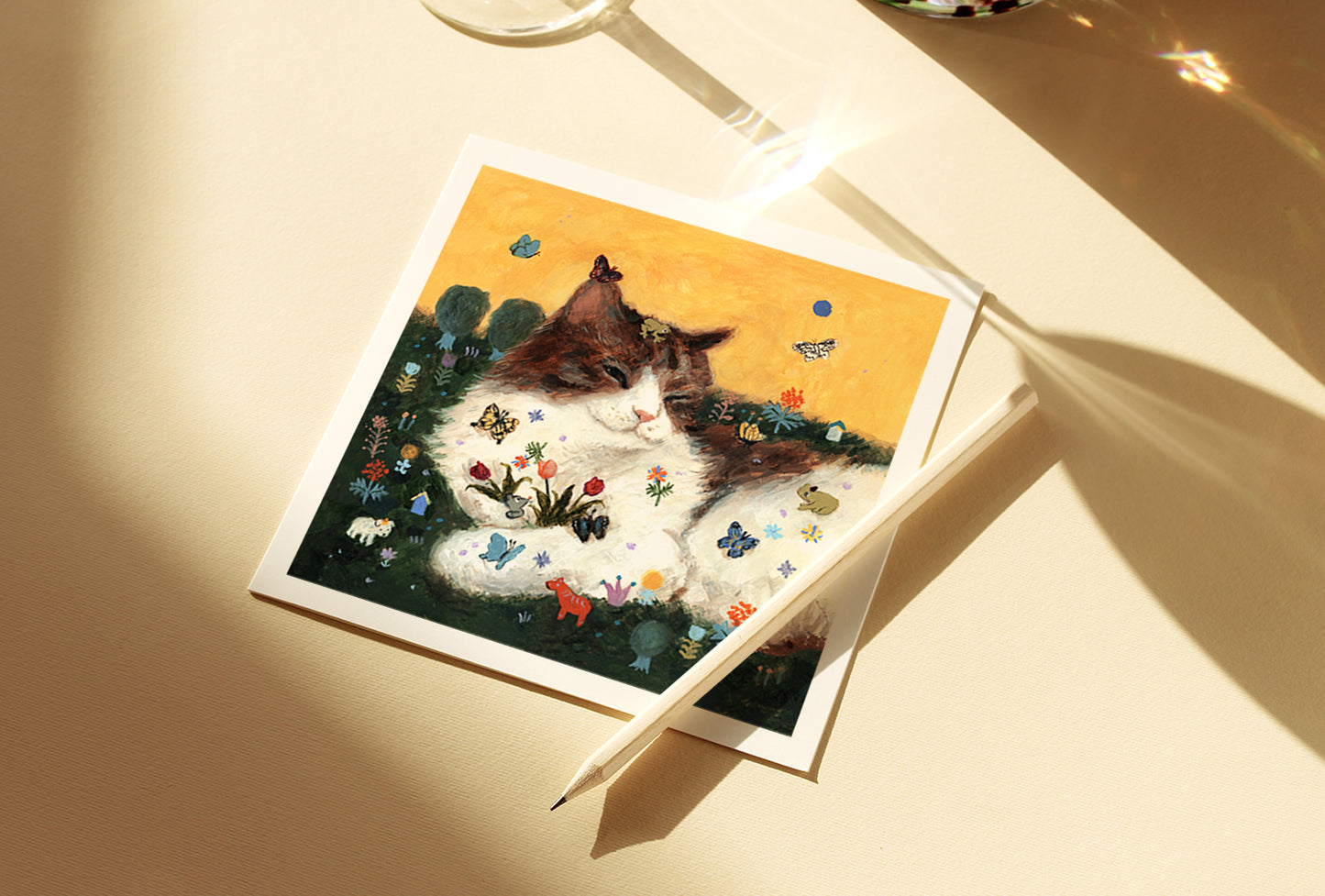 Big cat 9 greeting cards