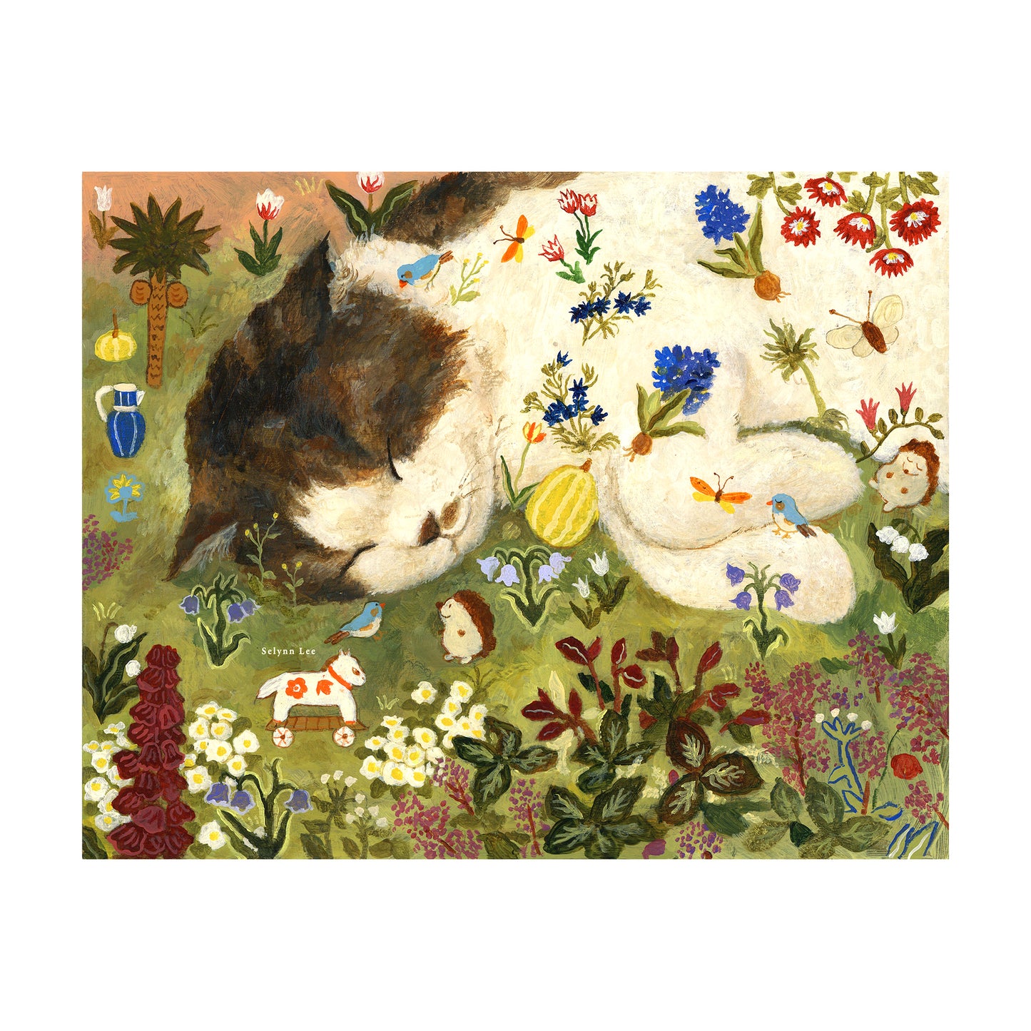 2026 illustration wall calendar