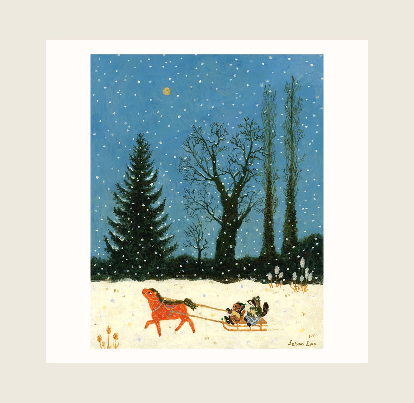 Red Horse, Snowy Winter