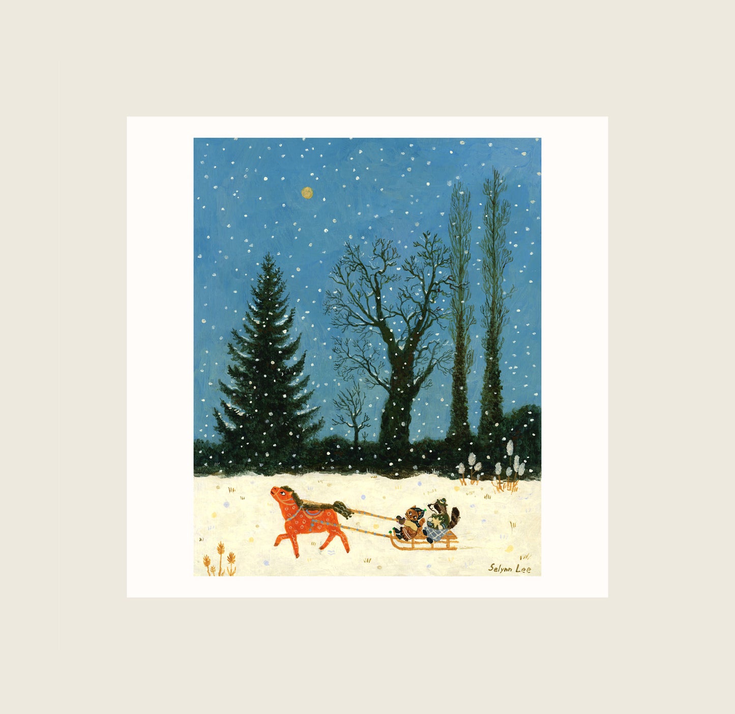 Red Horse, Snowy Winter