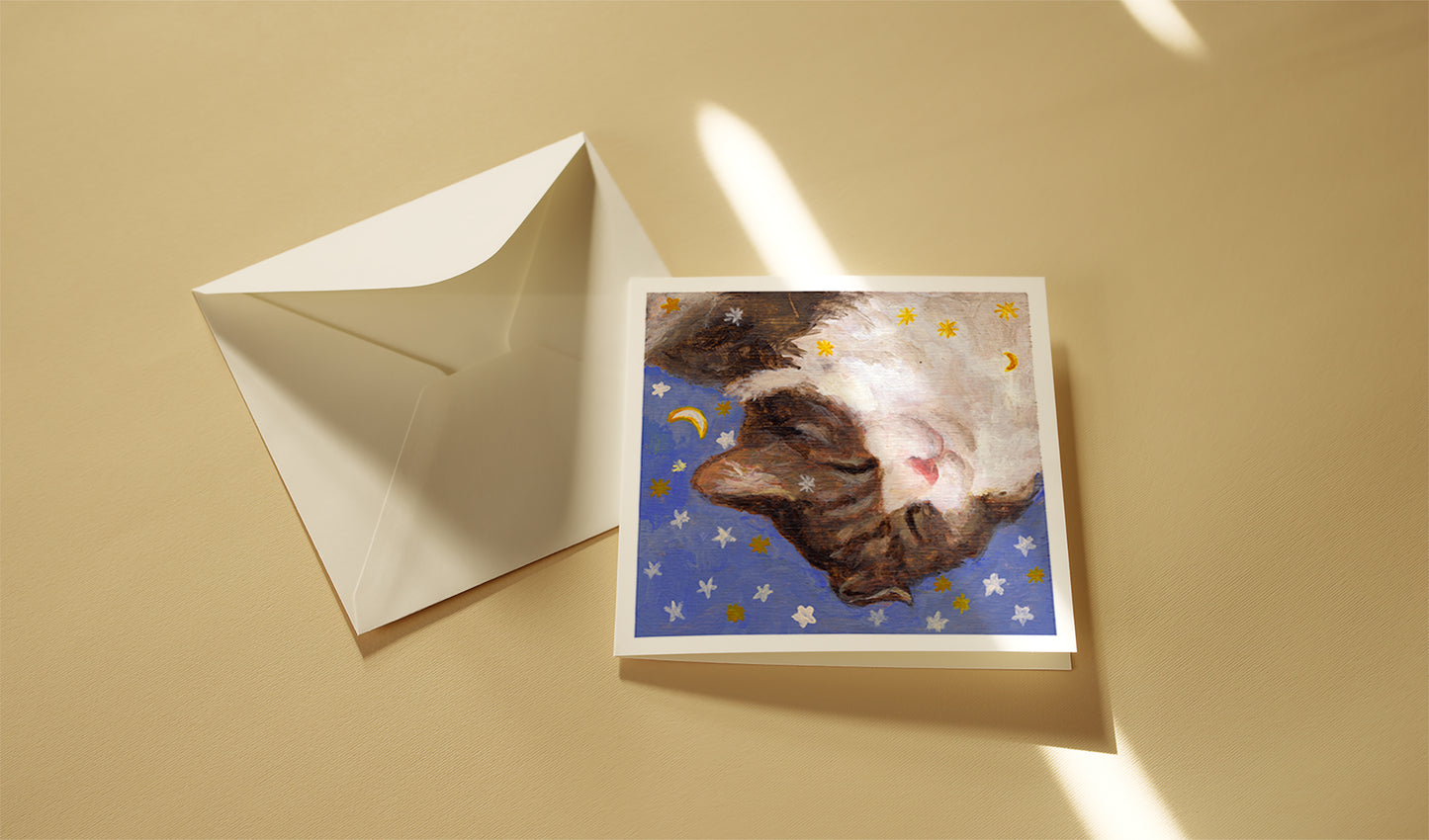 A dreaming cat