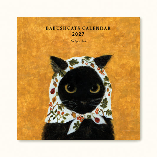 2027 Babushcats calendar - Sunday start